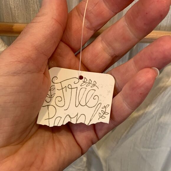 Free People Jeanette tunic while lace blouse tunic NWT size XS - Picture 4 of 11